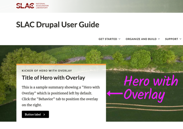 Homepage Hero with Overlay 